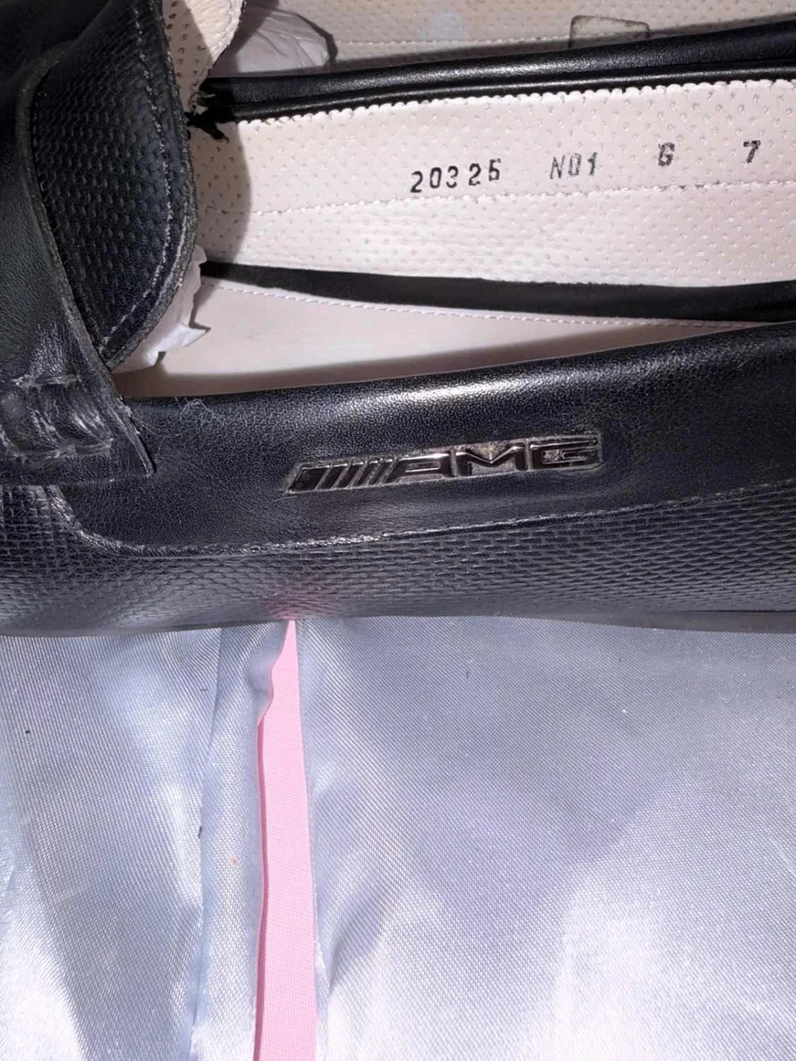 mocassins para homem santoni para amg homem tamanho 41 couro preto – photo 11